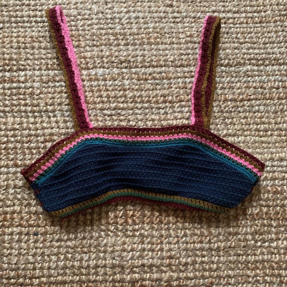 Crocheted bra top
